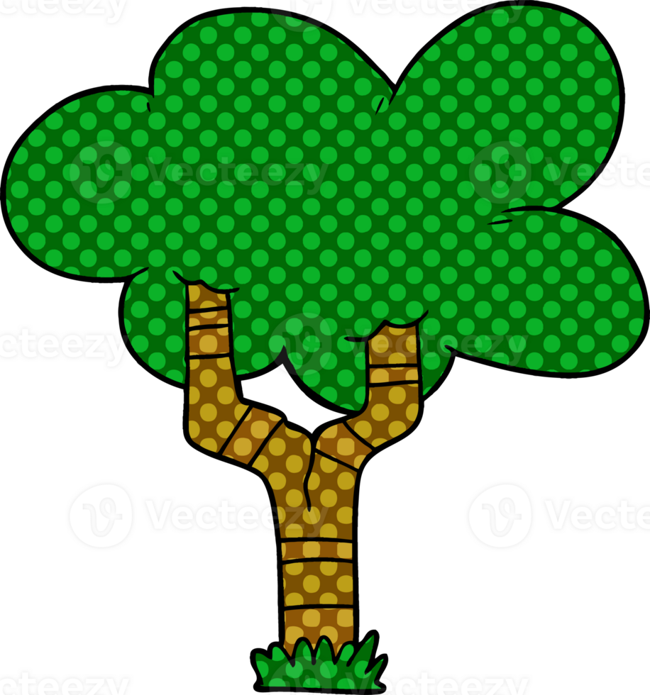 cartoon tree drawing png
