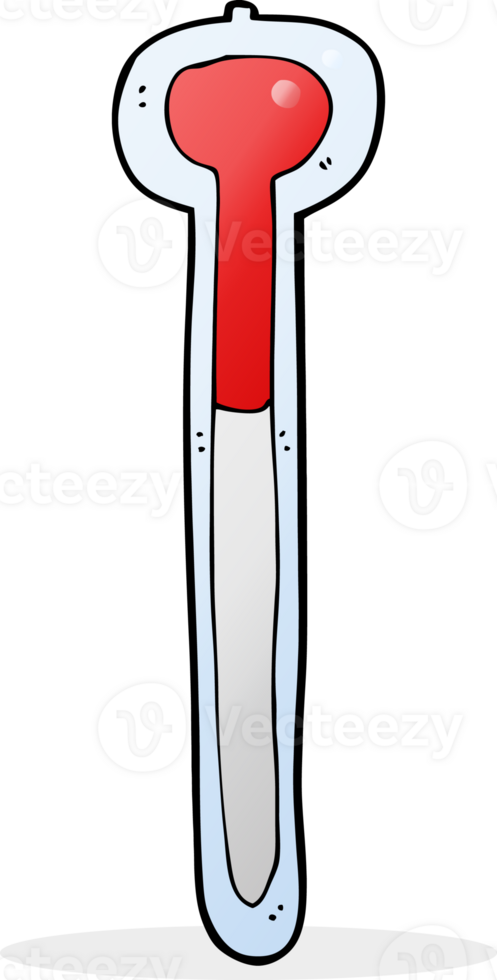 cartoon thermometer drawing png