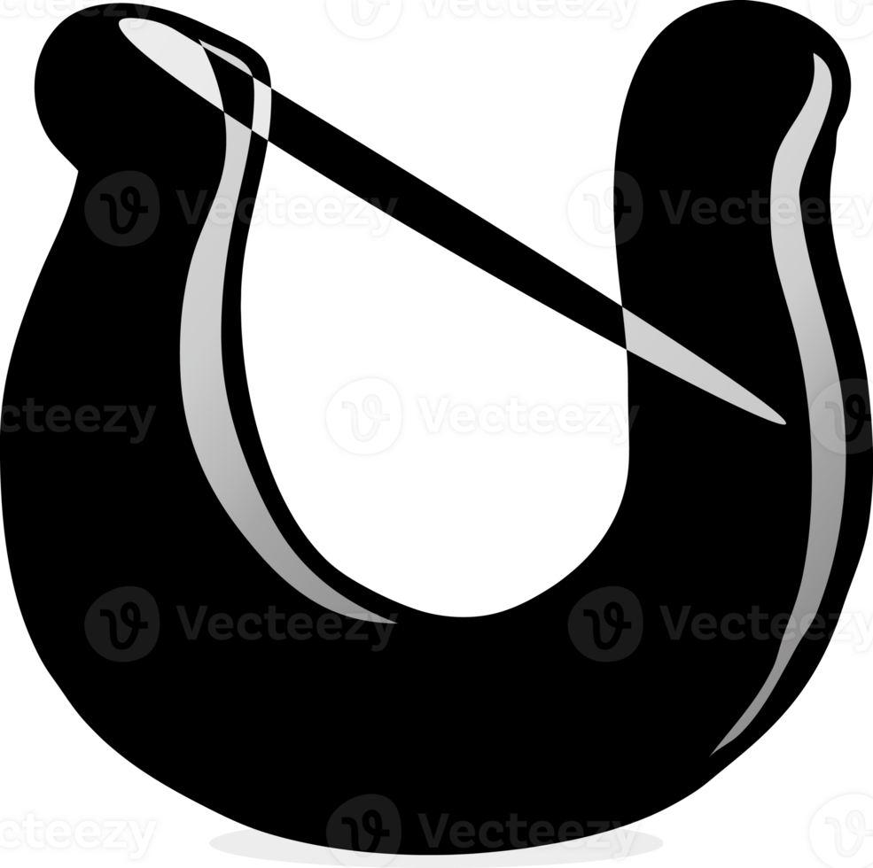 cartoon horseshoe drawing png