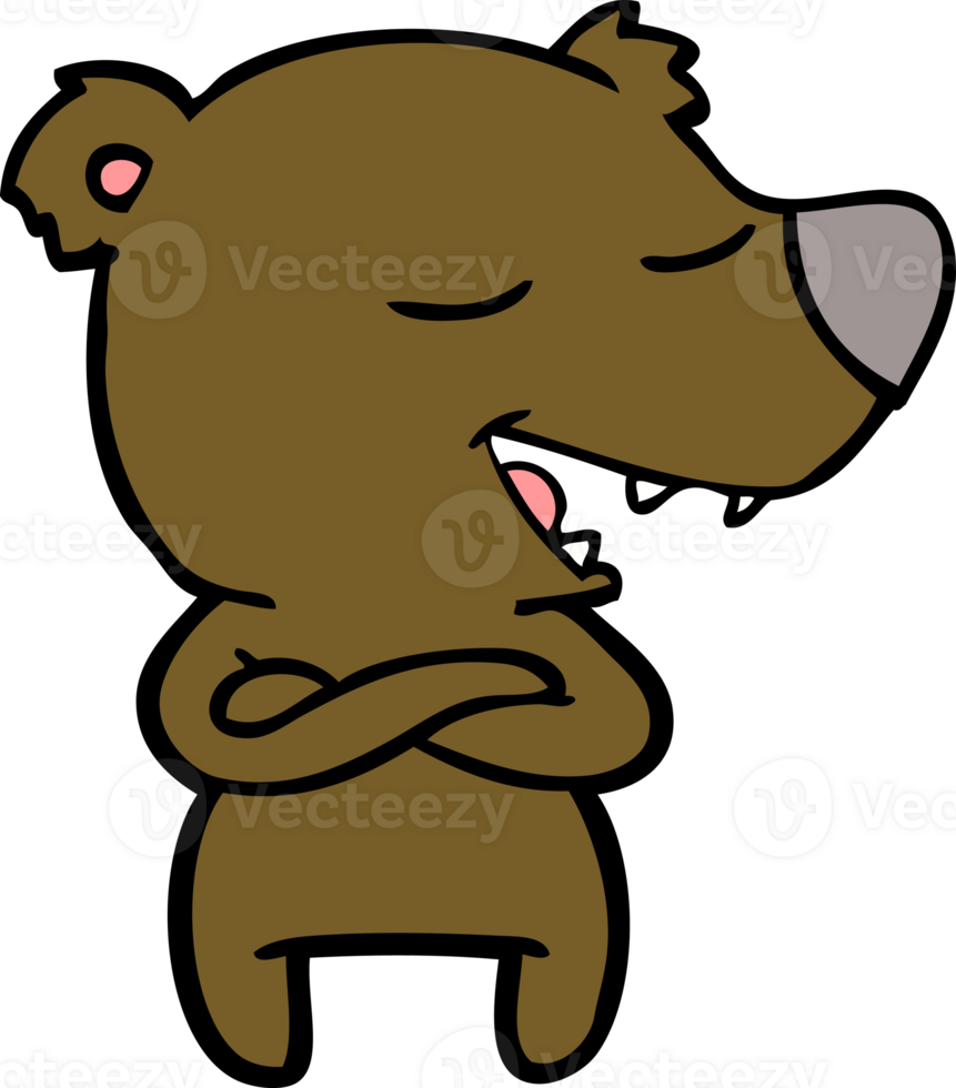 cartoon bear drawing png