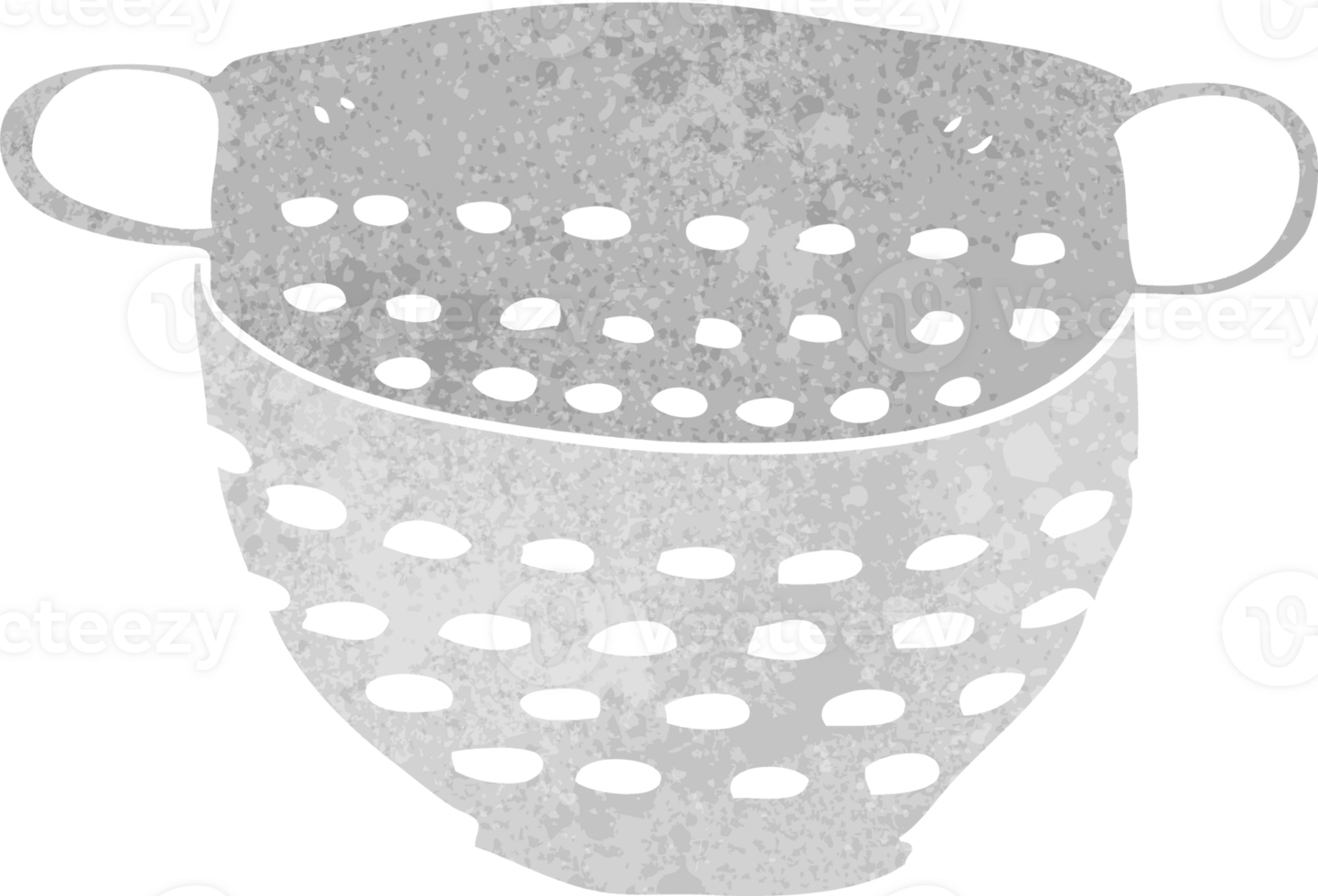 cartoon colander drawing png