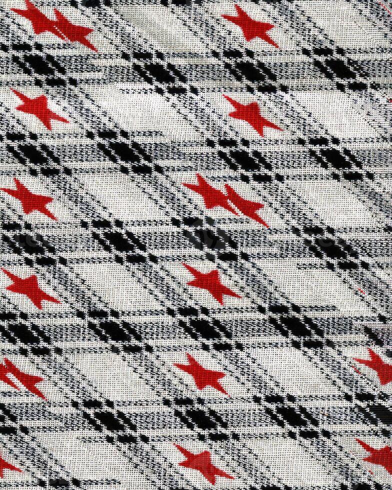 Abstract fabrics background. Textile decoration close view photo