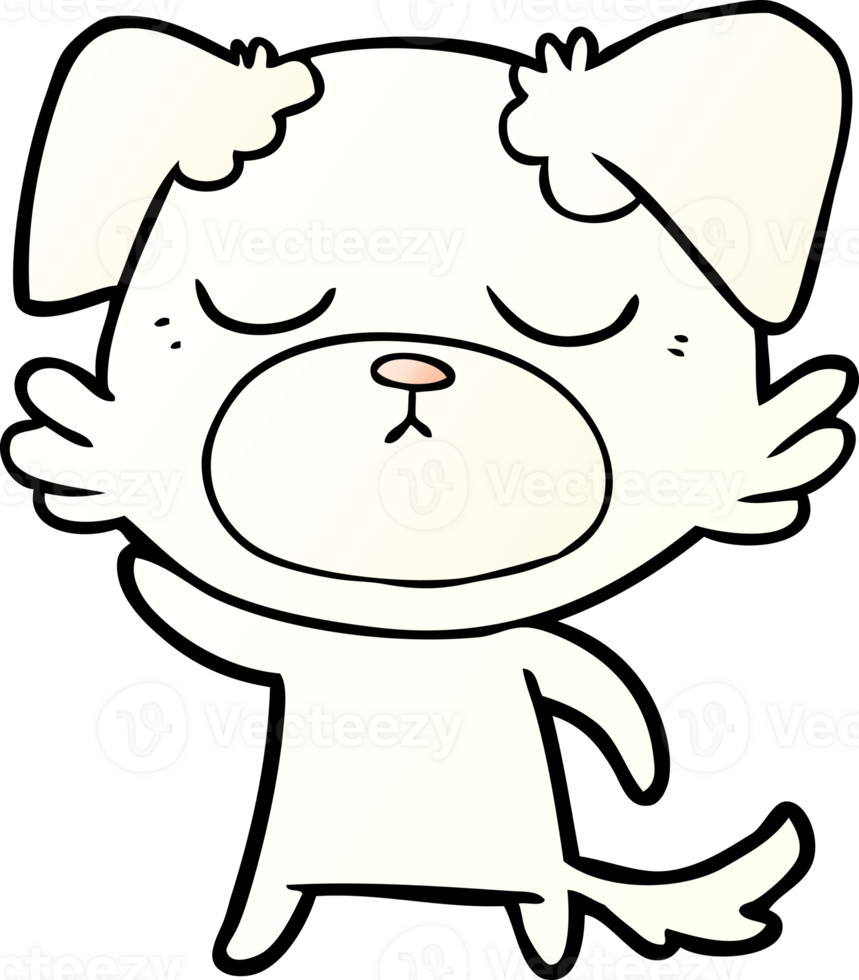 cute cartoon dog drawing png