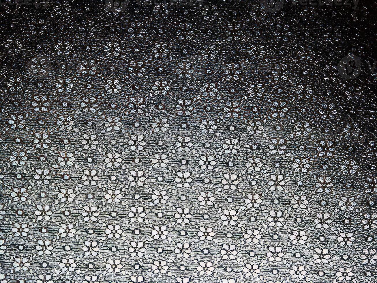 Abstract fabrics background. Textile decoration close view photo