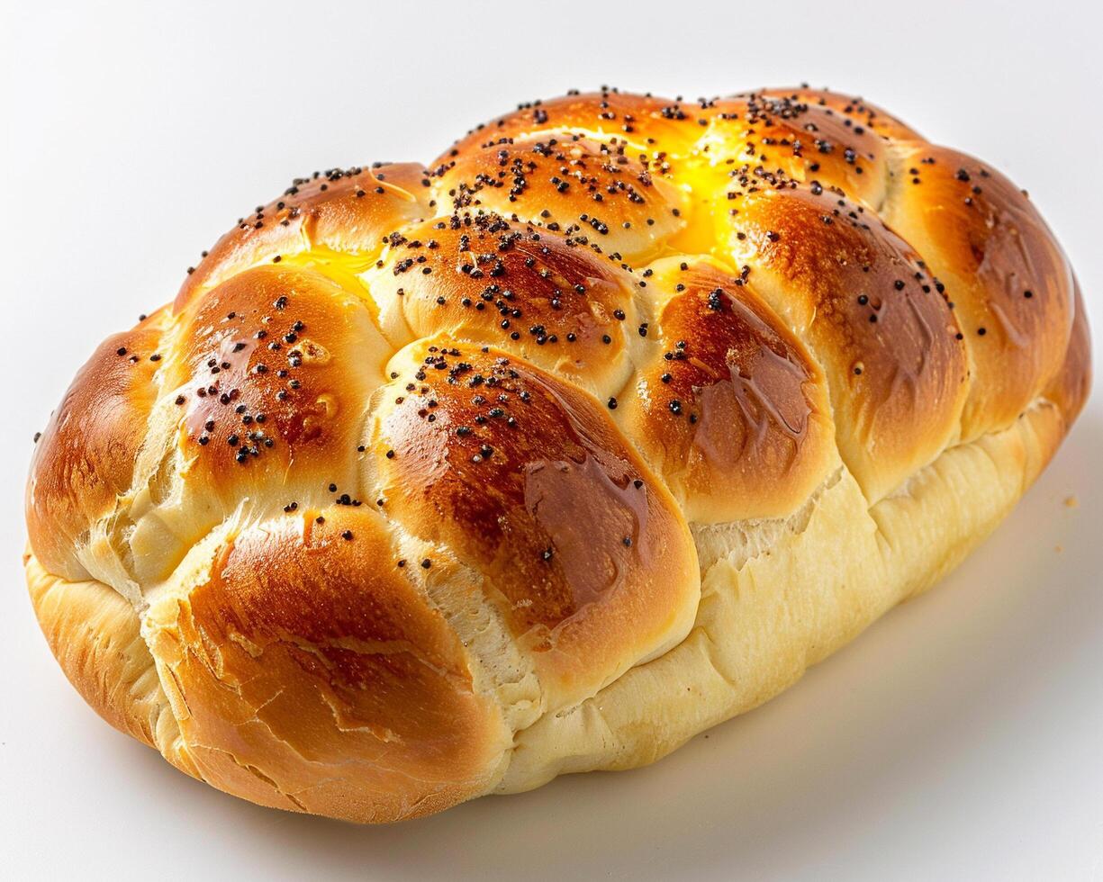 a loaf of bread with seeds on it photo