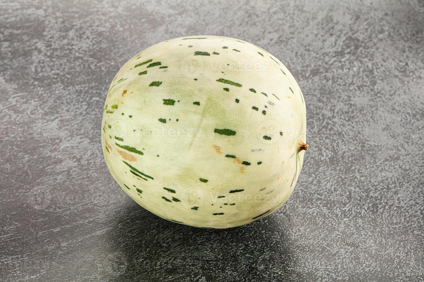 Ripe sweet juicy Dalmatin melon photo