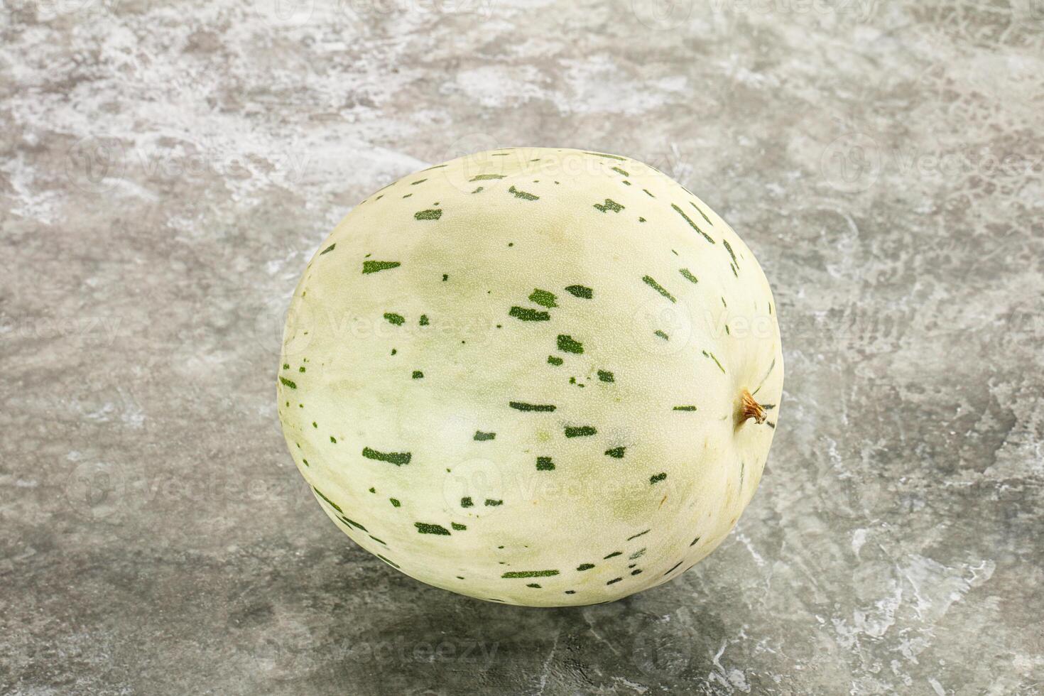Ripe sweet juicy Dalmatin melon photo