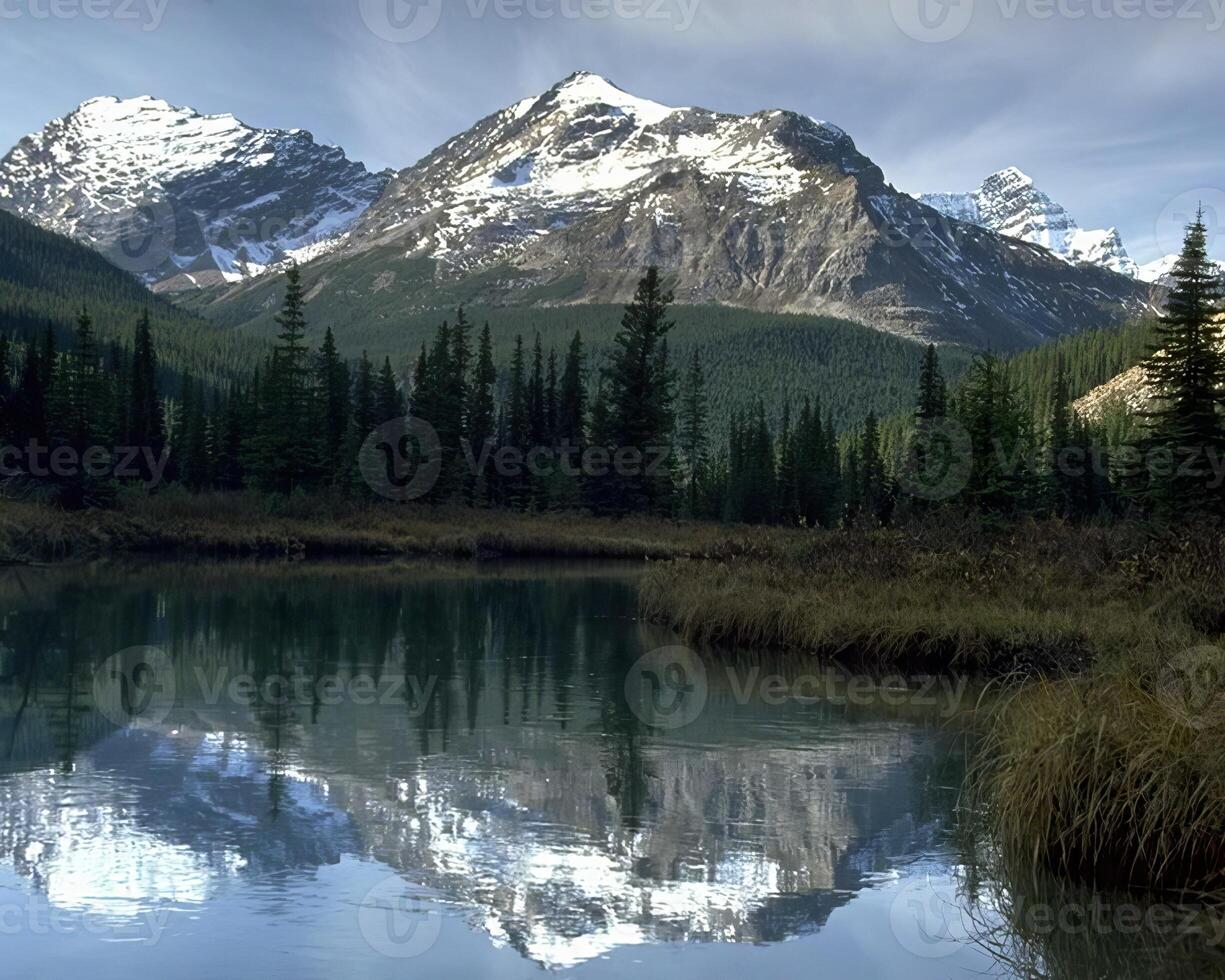 Mountains background. High mount, rocks and hills landscape photo