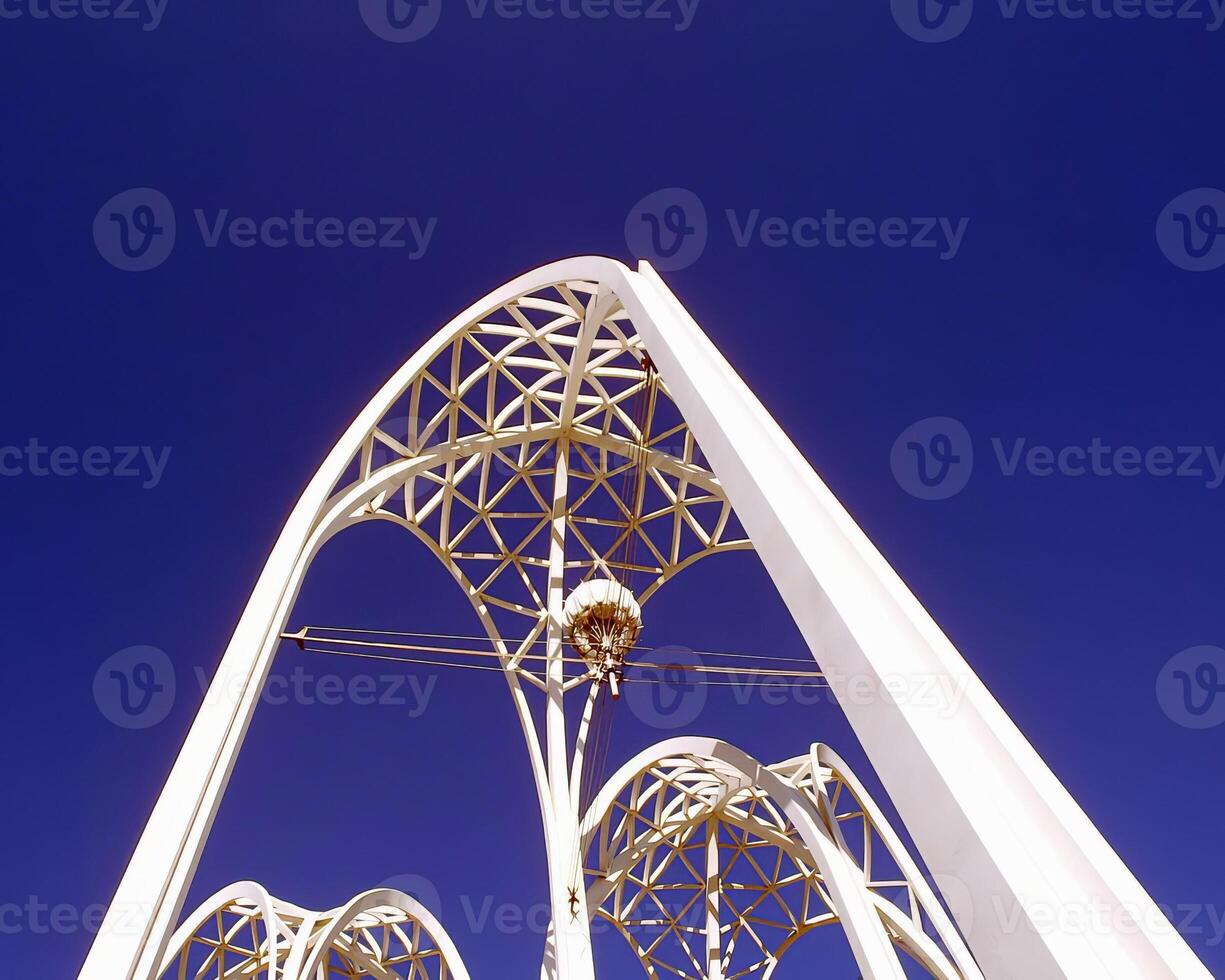 Cityscape with modern buildings background photo