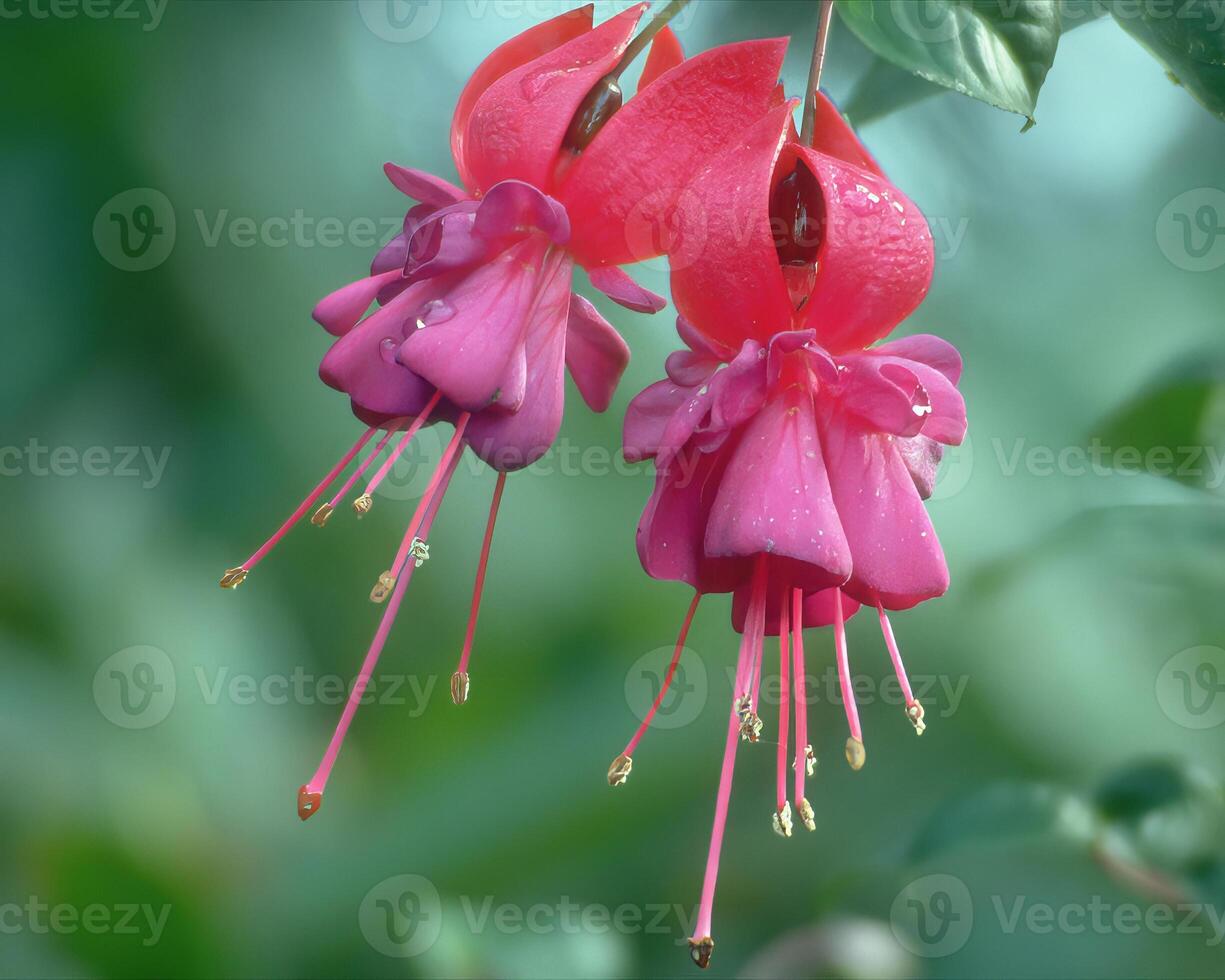Flowers background. Colorful summer flowers close view photo