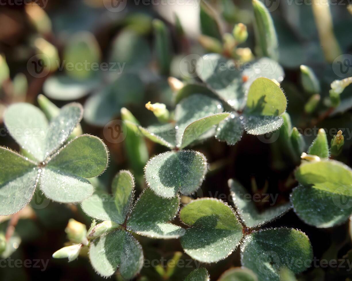 Green leaves close view natural background. Flora in nature photo