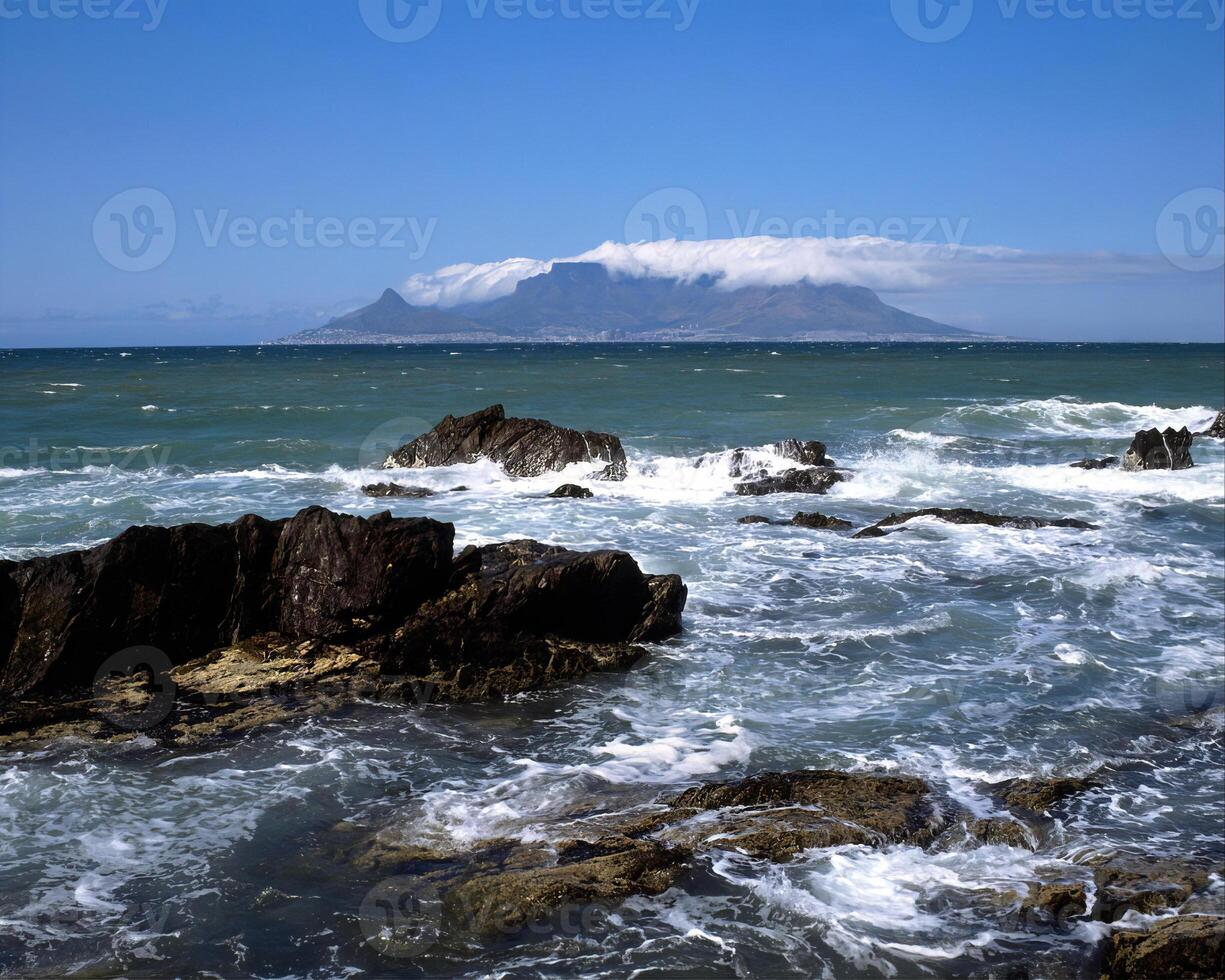 Sea waves, ocean shore, beach black and white photo background