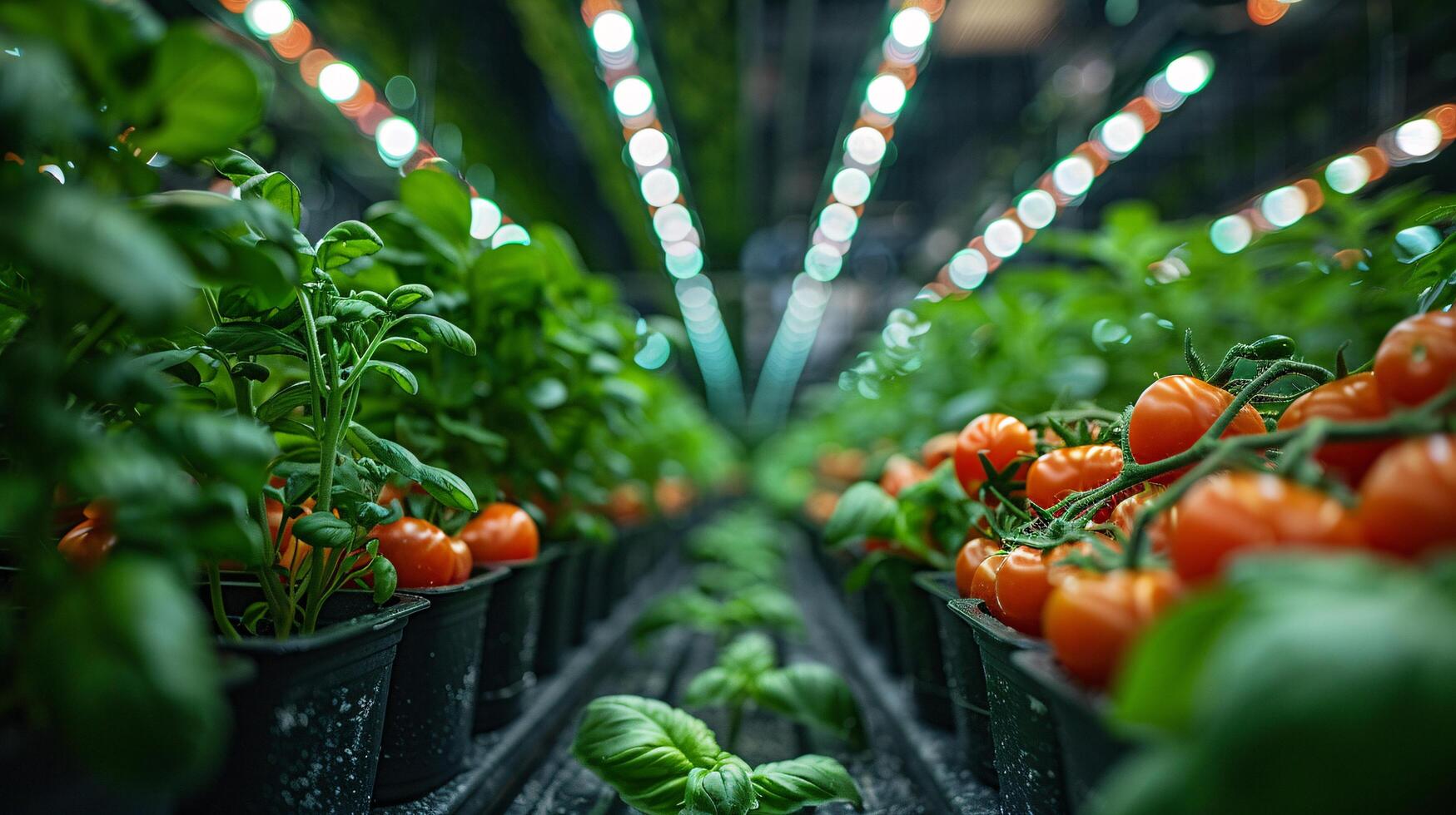 Advanced Smart Greenhouse with Controlled Environment Systems Promoting Optimal Plant Growth photo