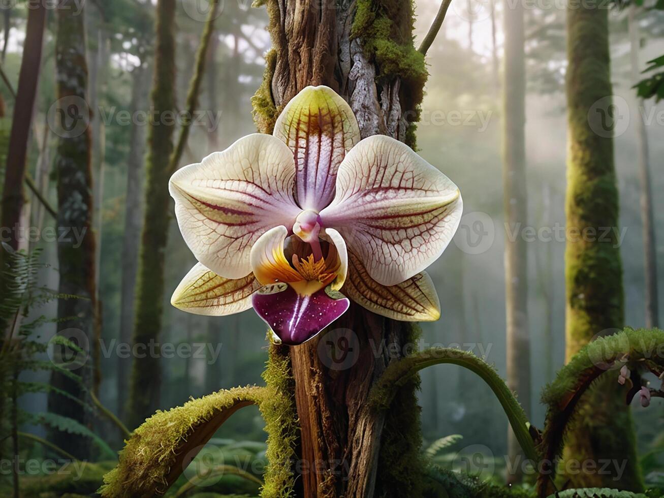 A delicate orchid photo
