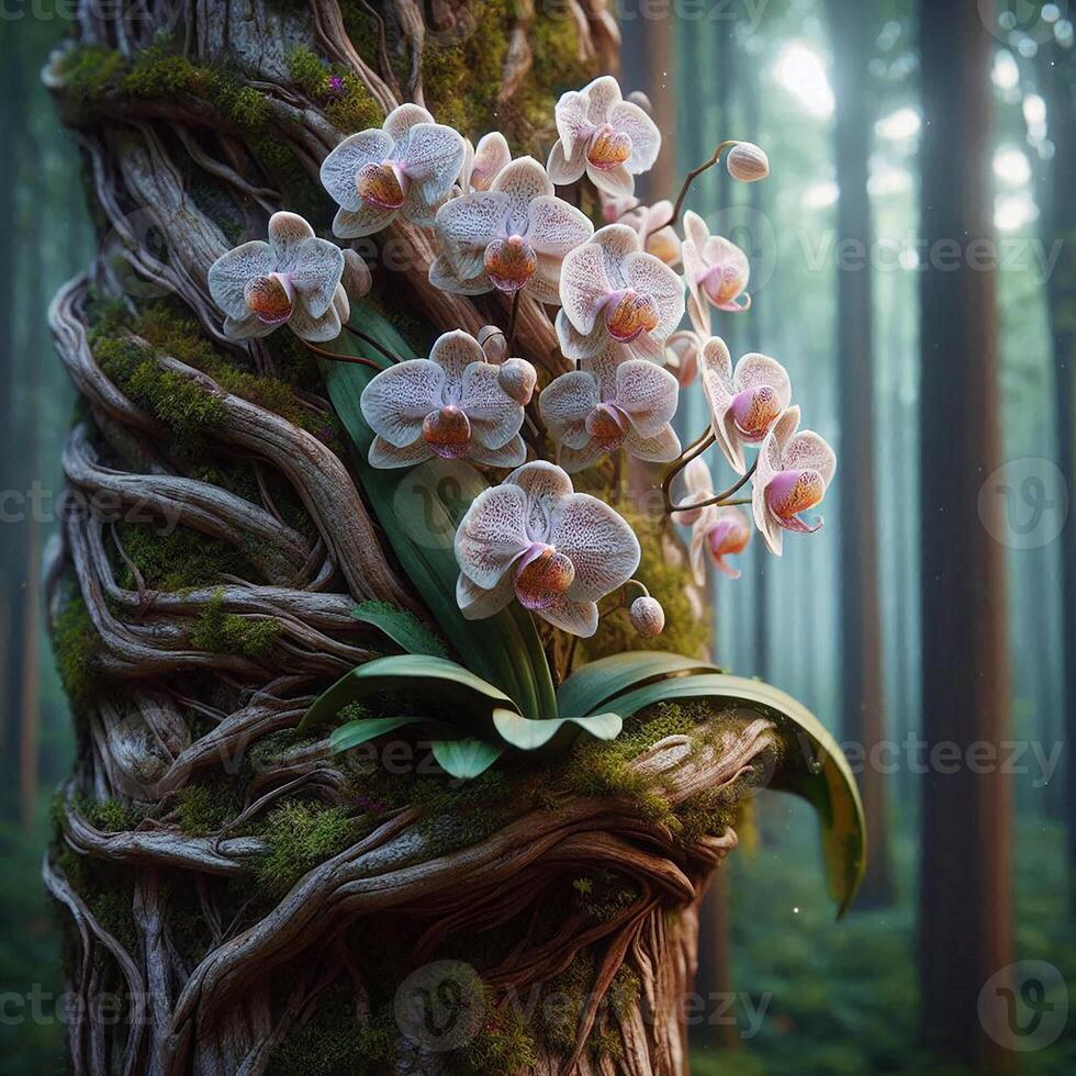 A delicate orchid photo