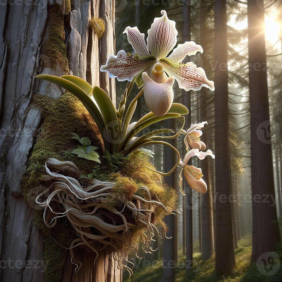 A delicate orchid photo