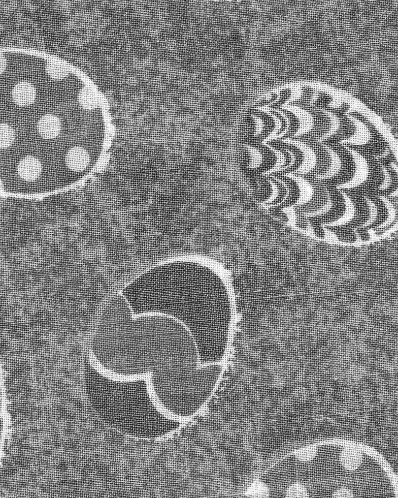 Abstract fabrics black and white background. Textile decoration close view photo