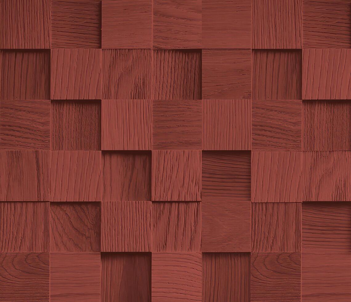 Realistic wooden cubes with the texture of natural of Wood panel background. photo
