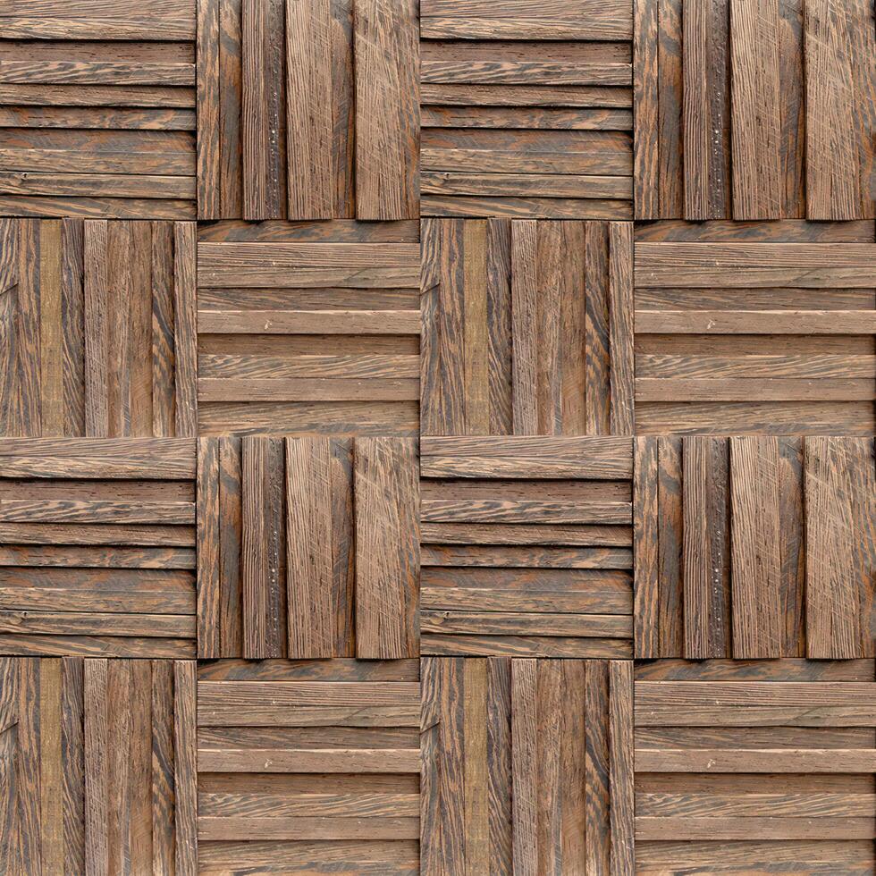 Realistic wooden cubes with the texture of natural of Wood panel background. photo