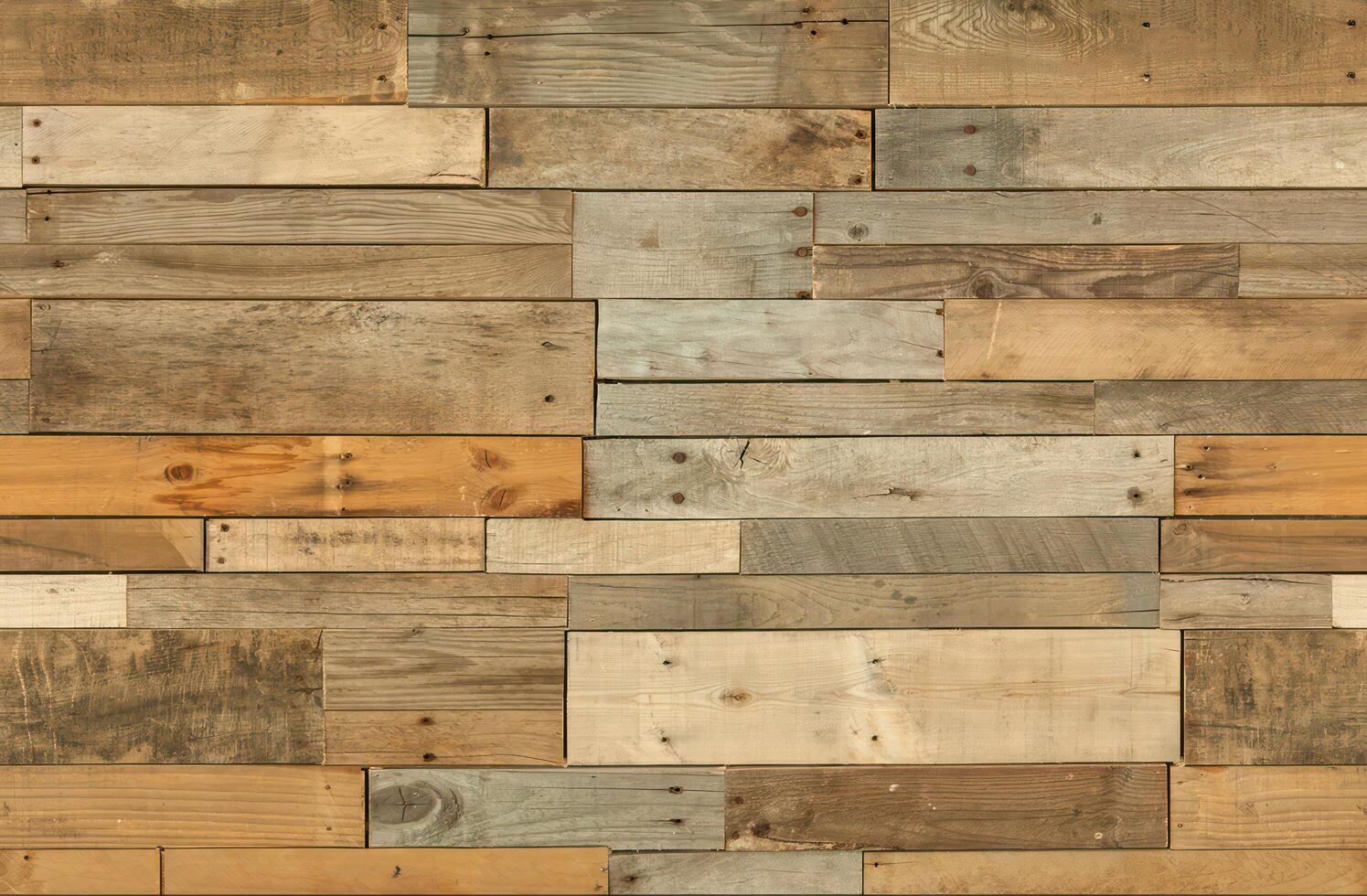 Realistic wooden cubes with the texture of natural of Wood panel background. photo