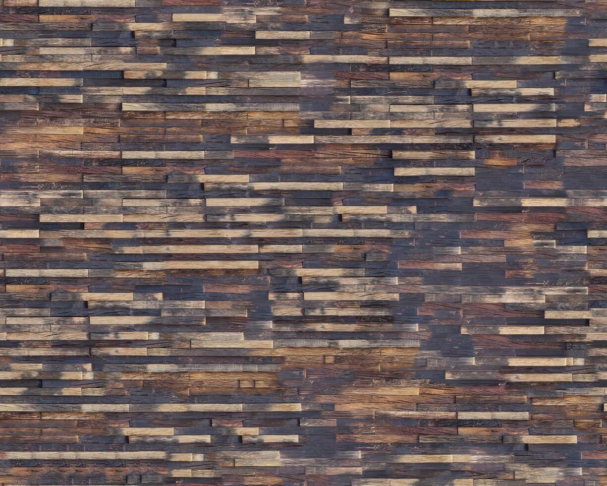 Realistic wooden cubes with the texture of natural of Wood panel background. photo