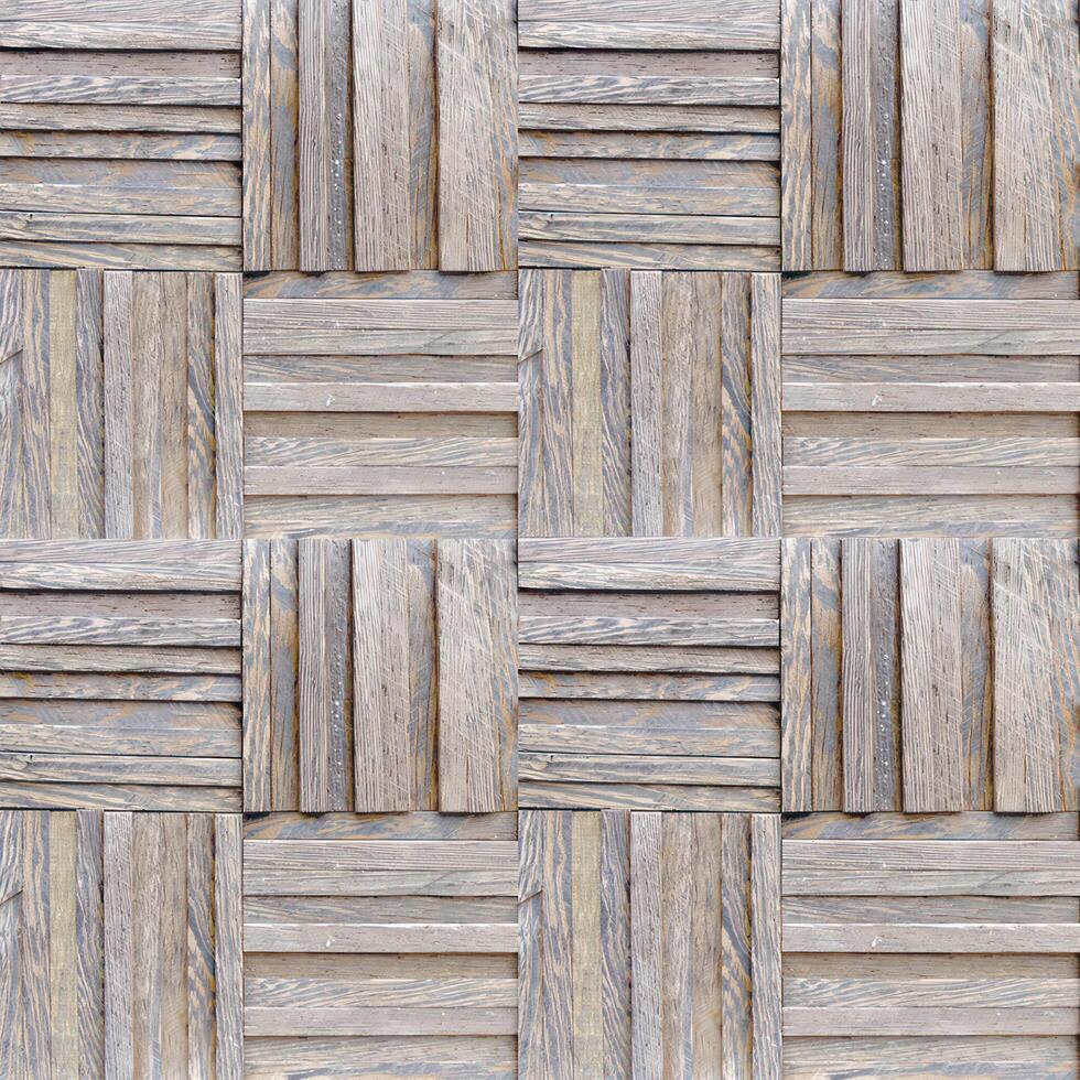 Realistic wooden cubes with the texture of natural of Wood panel background. photo
