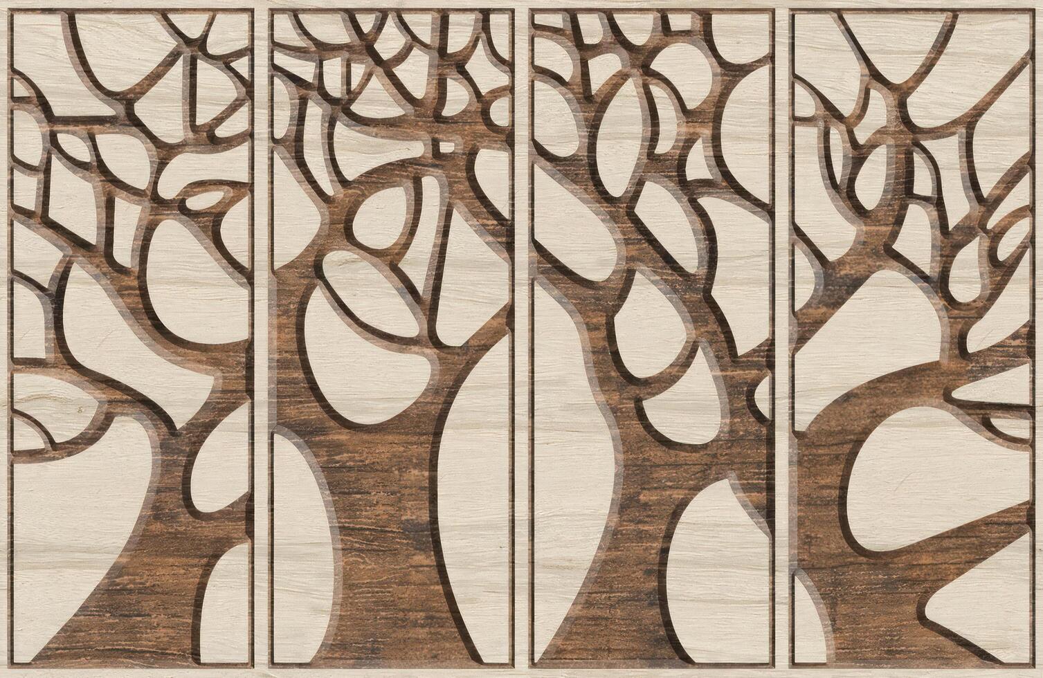 Realistic wooden cubes with the texture of natural of Wood panel background. photo