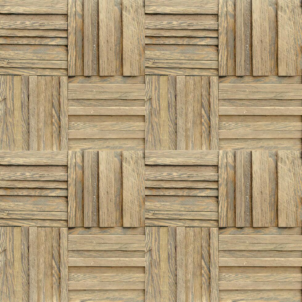 Realistic wooden cubes with the texture of natural of Wood panel background. photo