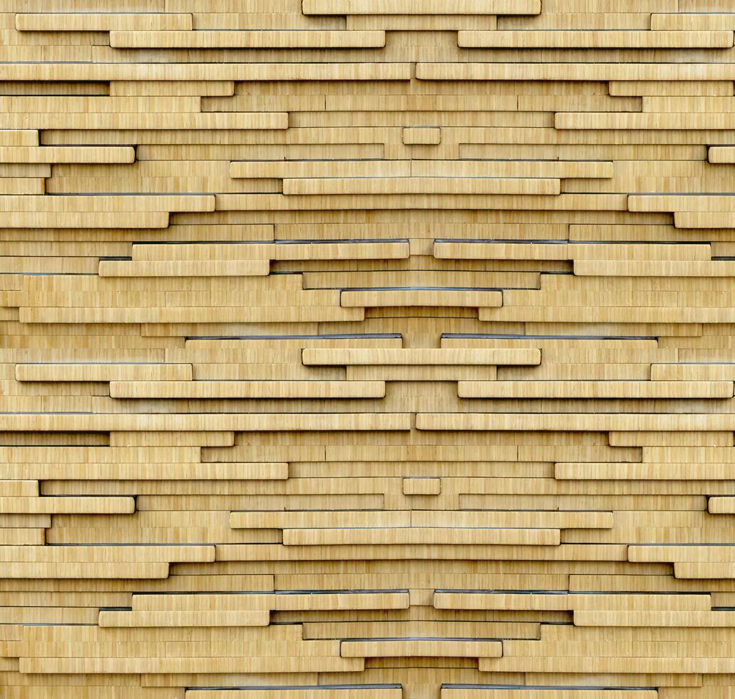 Realistic wooden cubes with the texture of natural of Wood panel background. photo