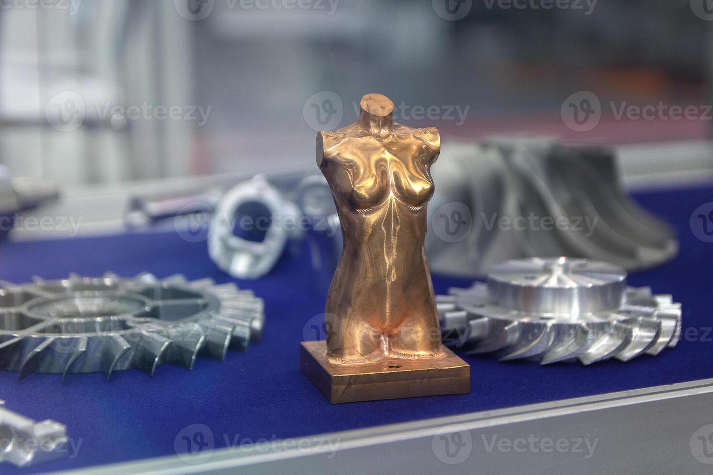 Models object of a large industrial part printed on a 3D printer from metal photo