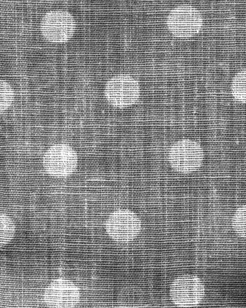 Abstract fabrics black and white background. Textile decoration close view photo