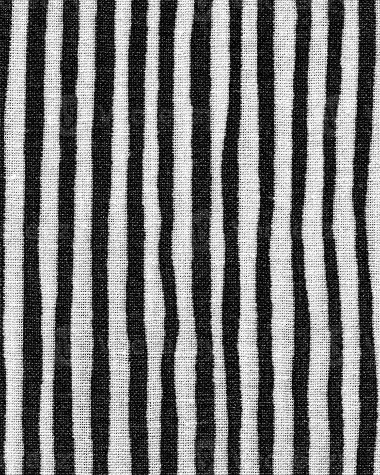 Abstract fabrics black and white background. Textile decoration close view photo