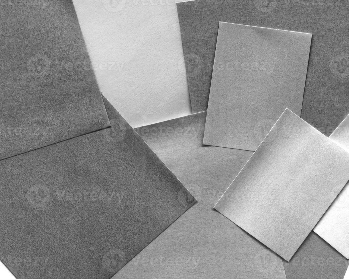 Abstract fabrics black and white background. Textile decoration close view photo