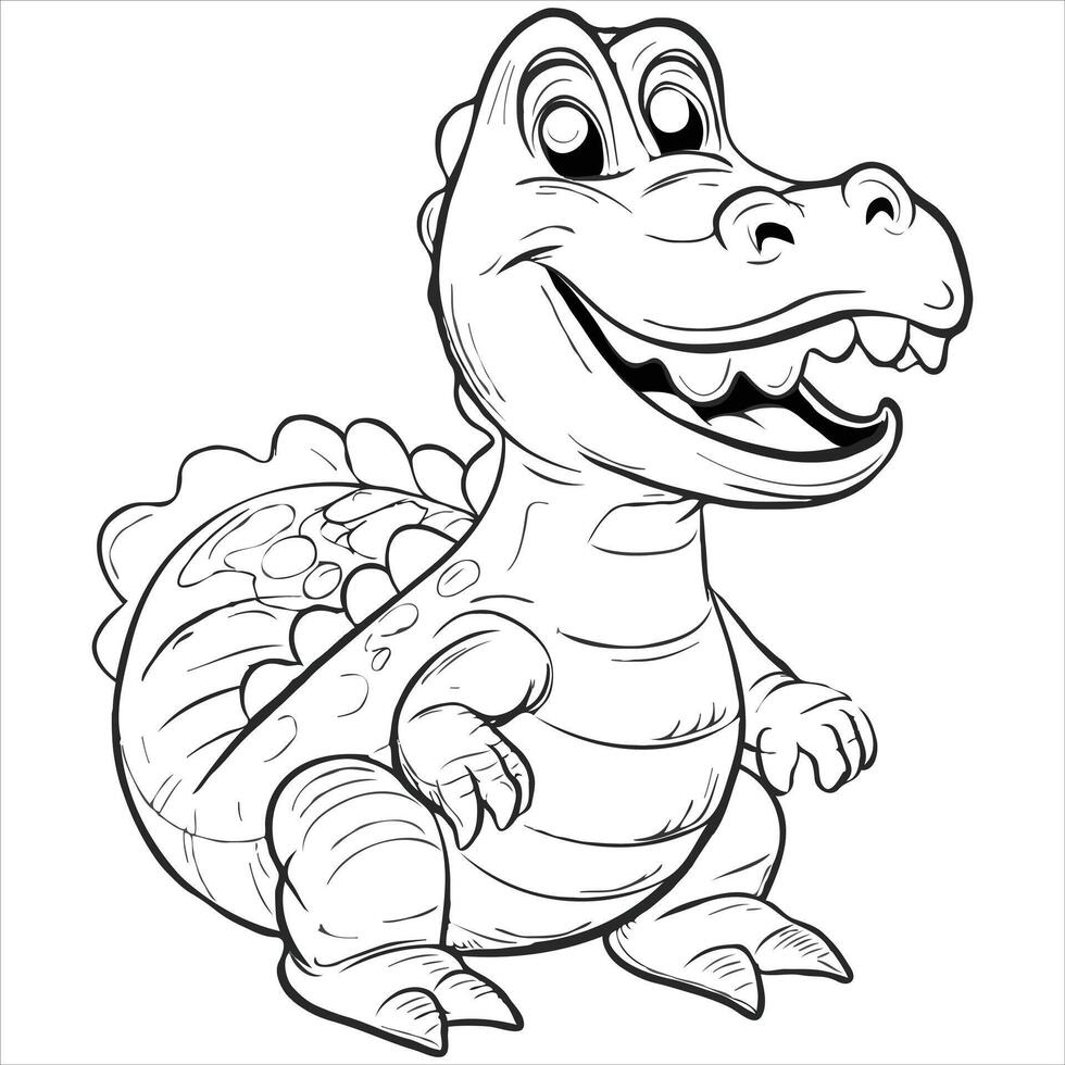 Cute Animal coloring book With KDP vector