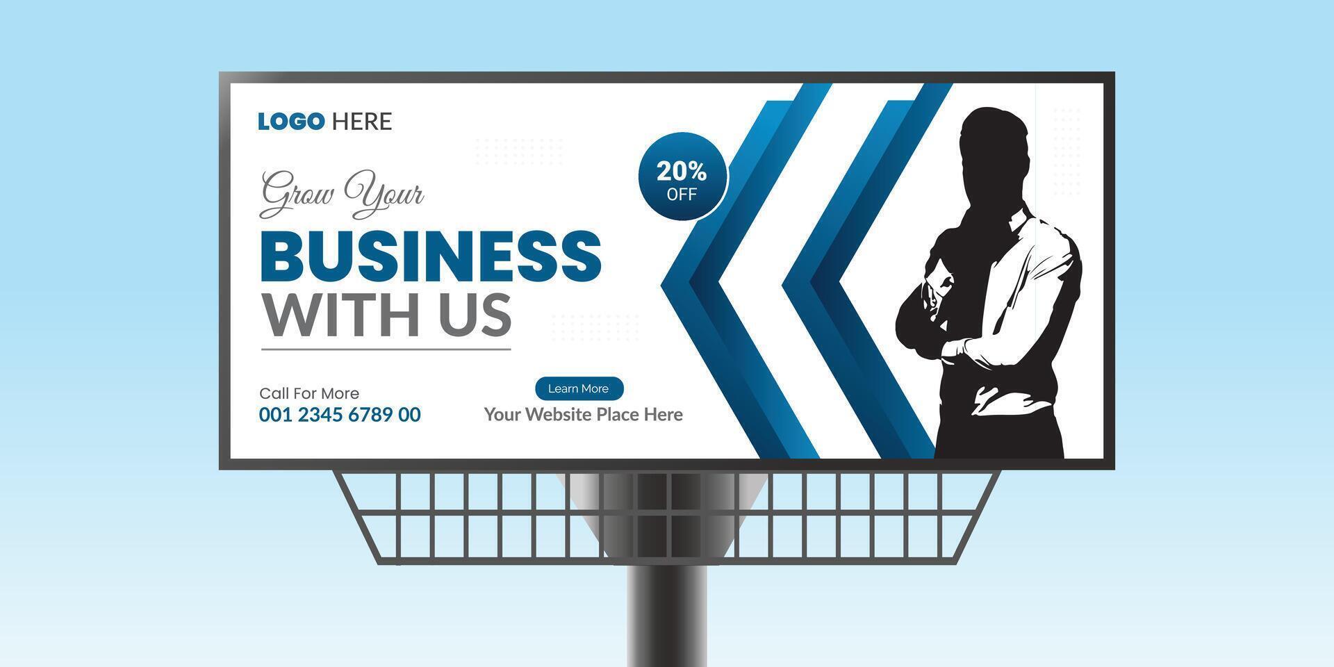 Corporate Billboard Design vector
