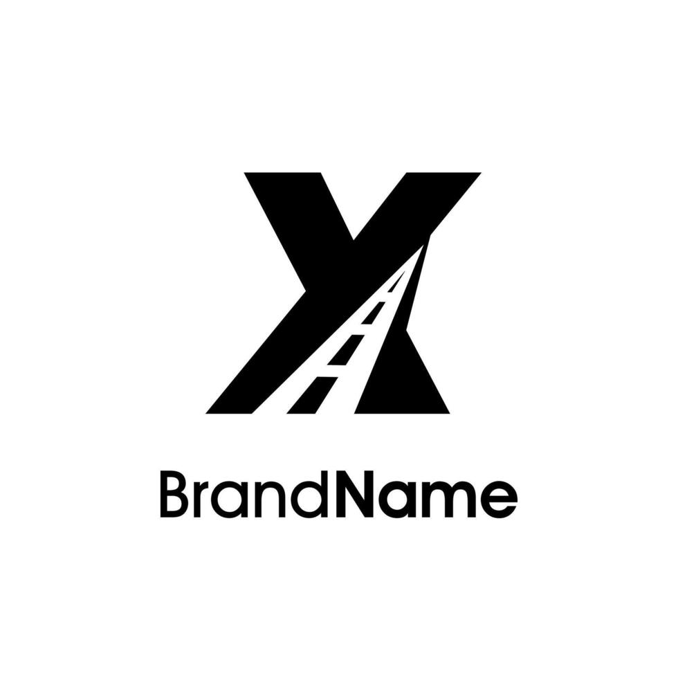 Minimalist Initial X Way Logo vector