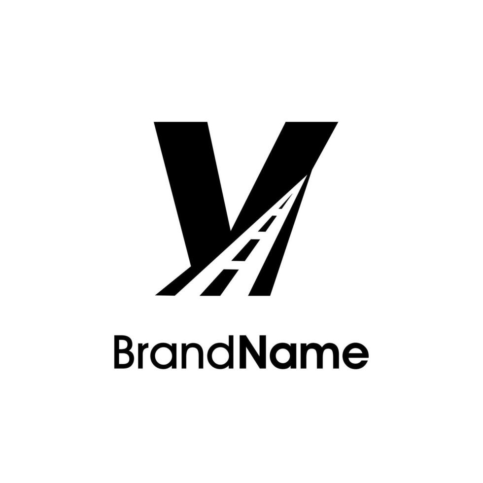 Minimalist Initial V Way Logo vector