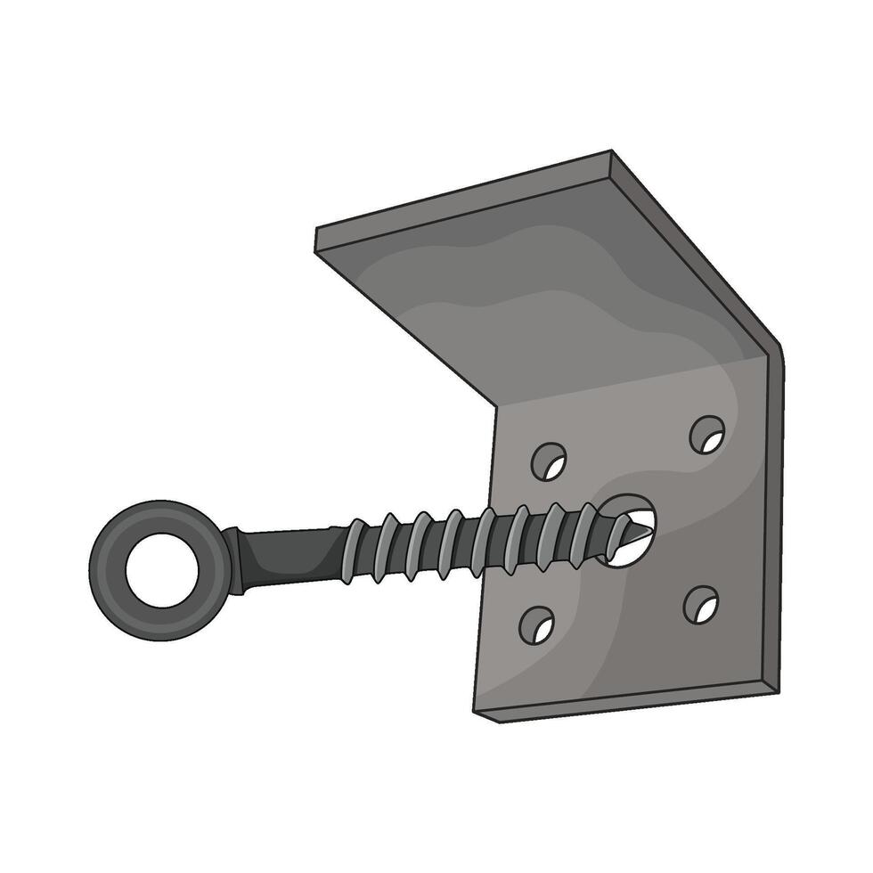 illustration of screw vector