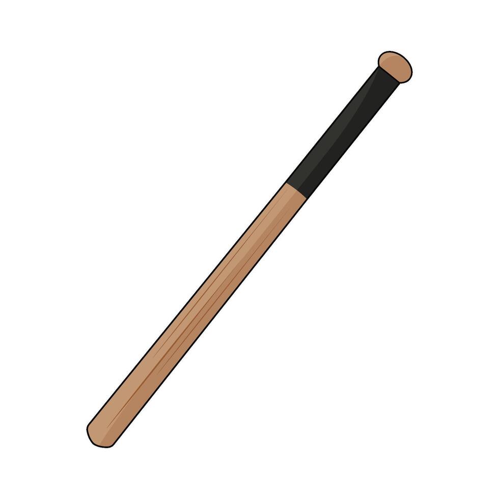 illustration of baseball bat vector