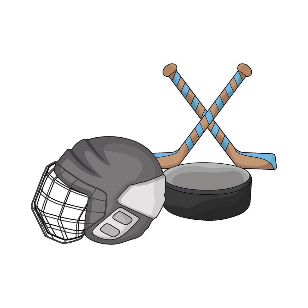 illustration of hockey vector