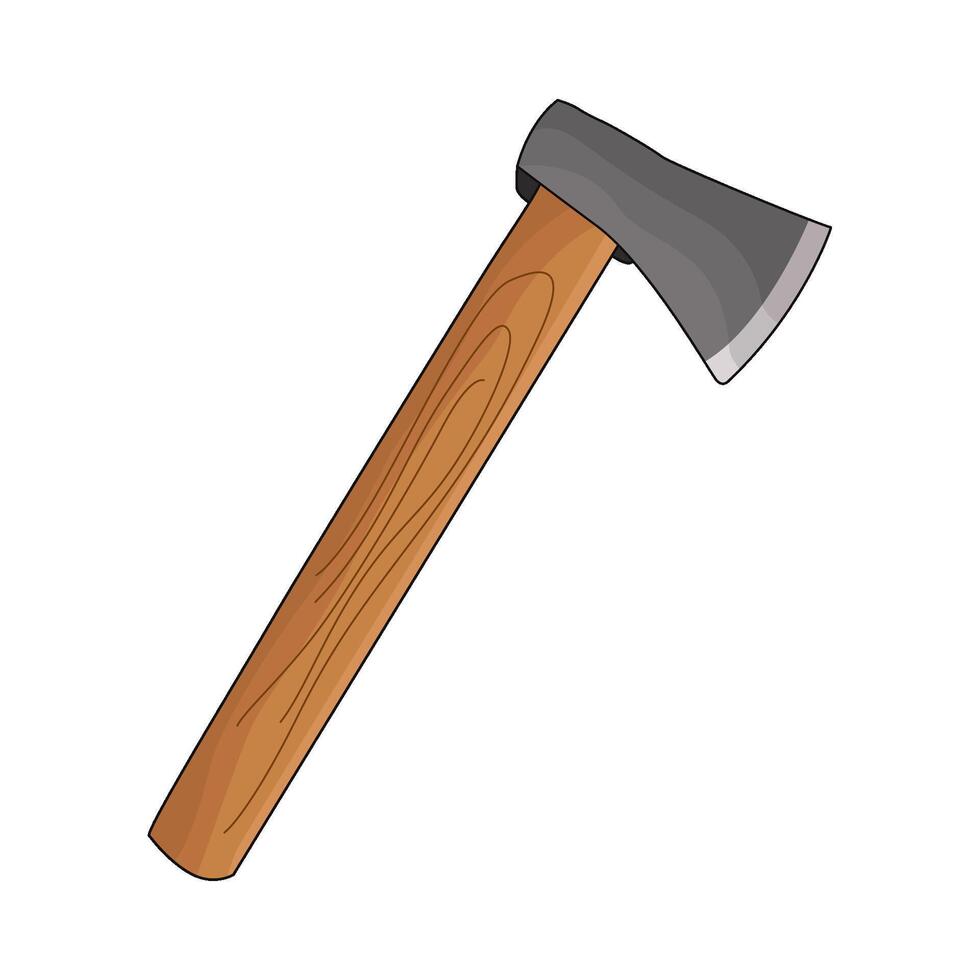 illustration of axe vector
