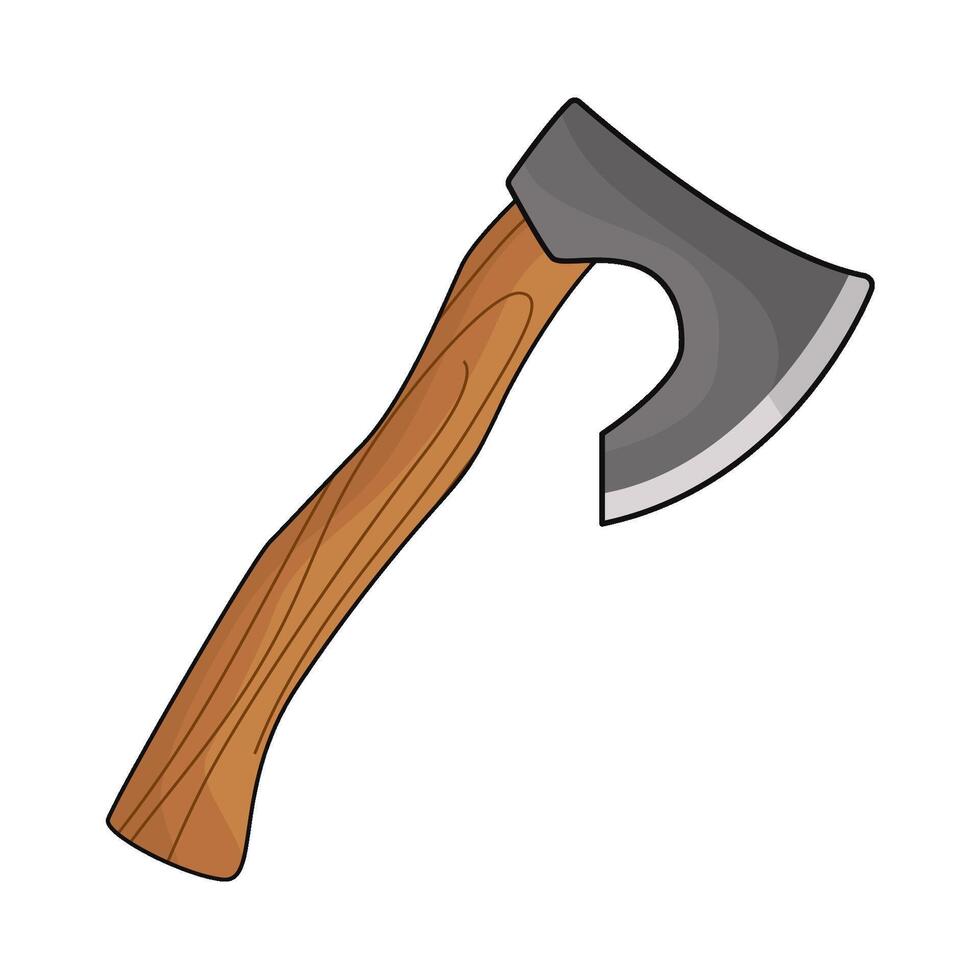 illustration of axe vector