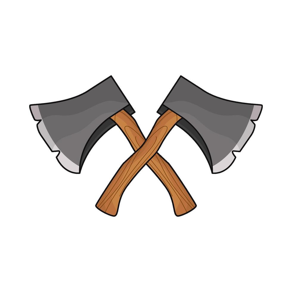illustration of axe vector