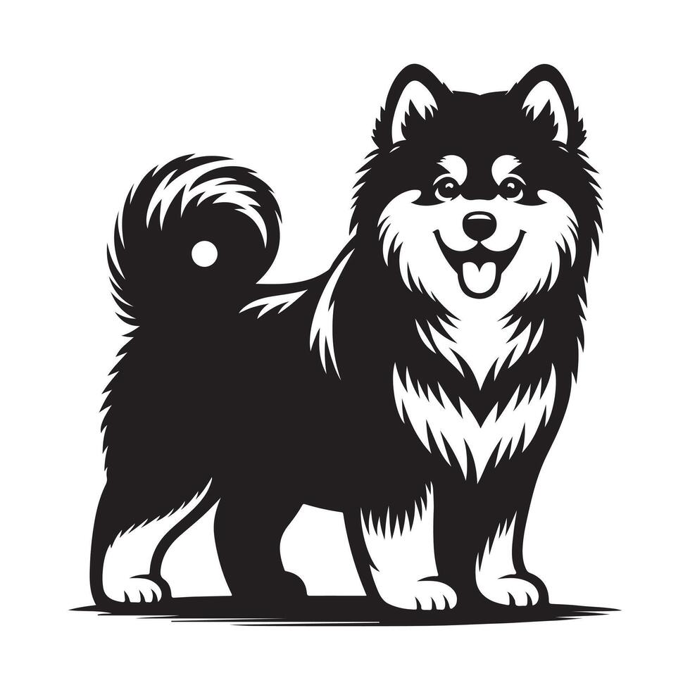 Siberian Husky vectors silhouette