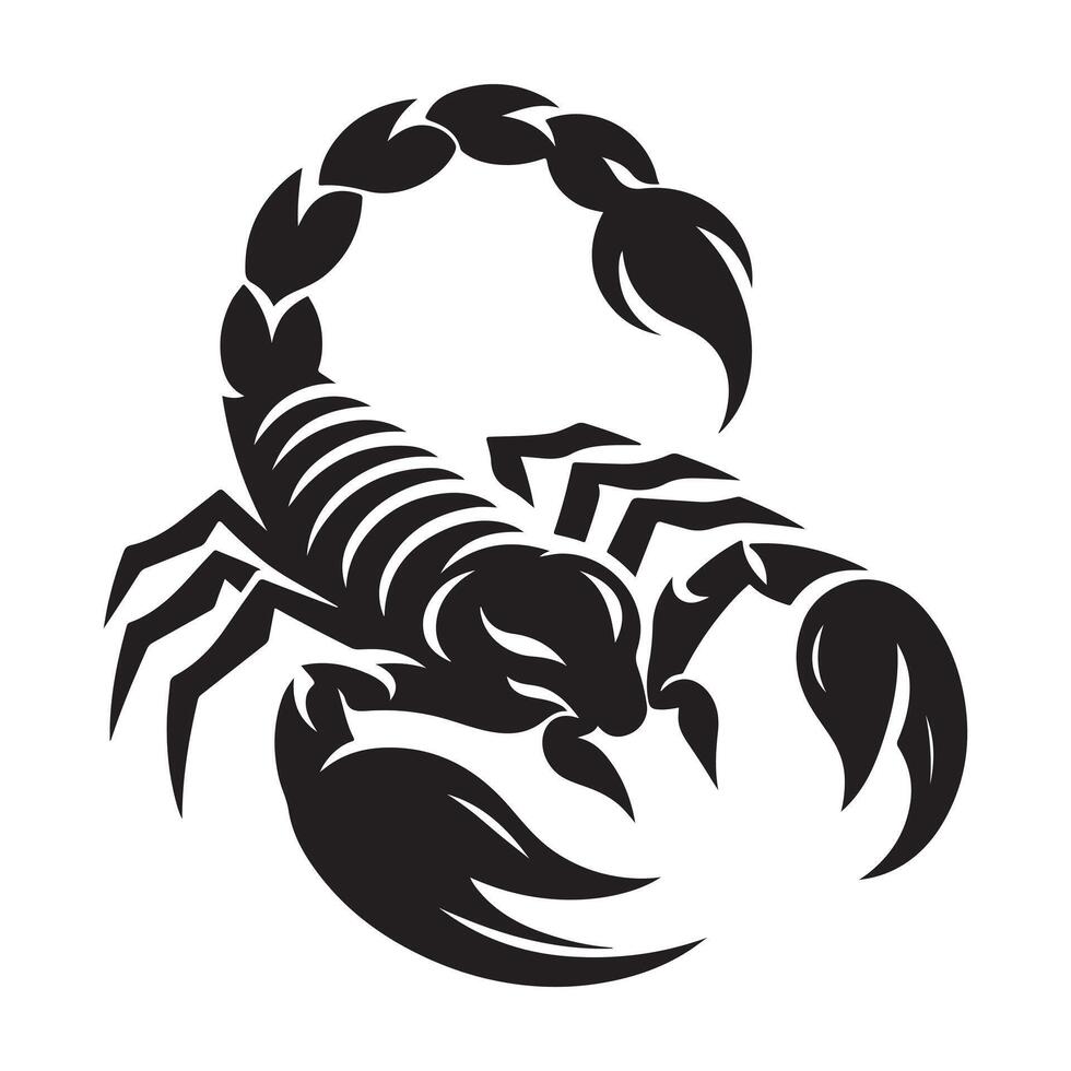 Scorpion vectors silhouette