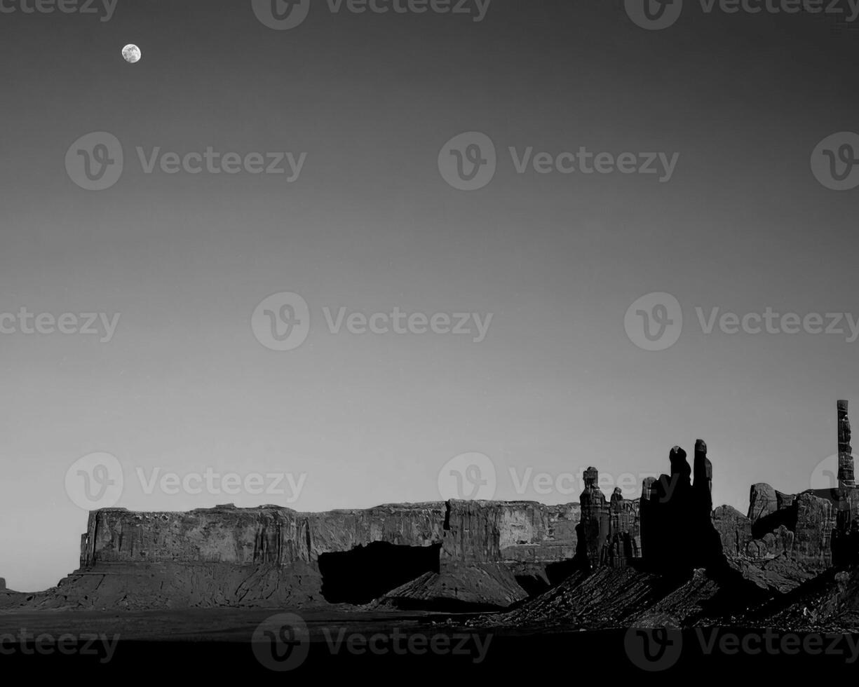 Mountains black and white photo background. High mount, rocks and hills landscape
