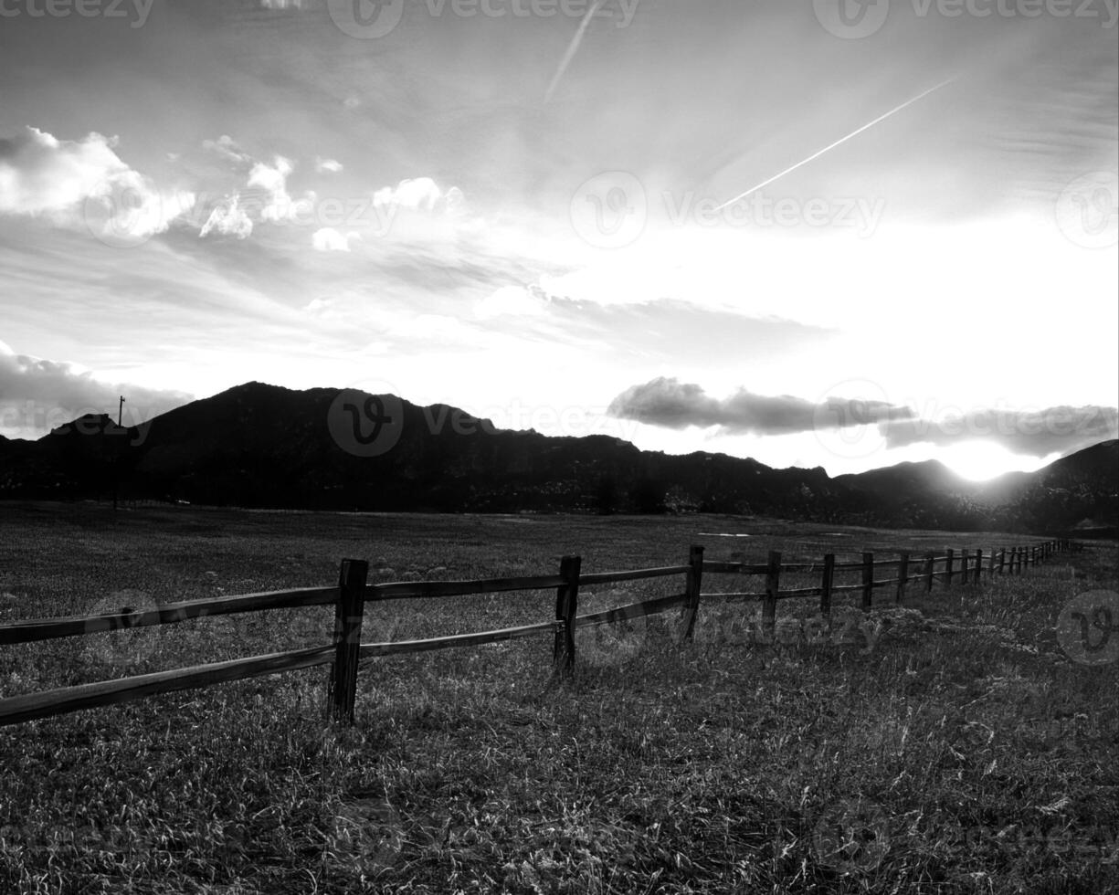 Sunset or sunrise sky black and white monochrome background photo