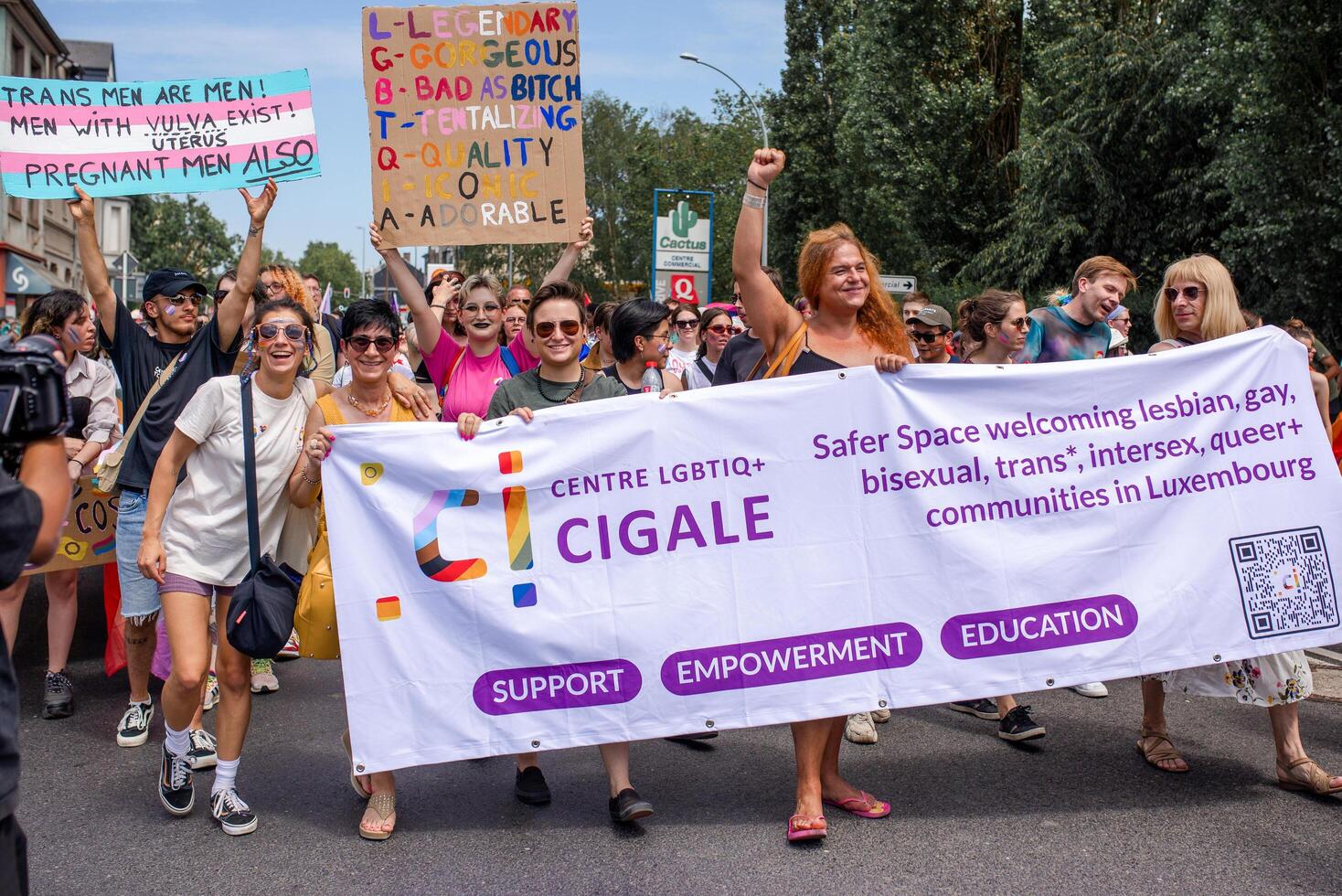 Esch-Sur-Alzette, Luxembourg - July 08, 2023 - Luxembourg Pride. Equality March. photo