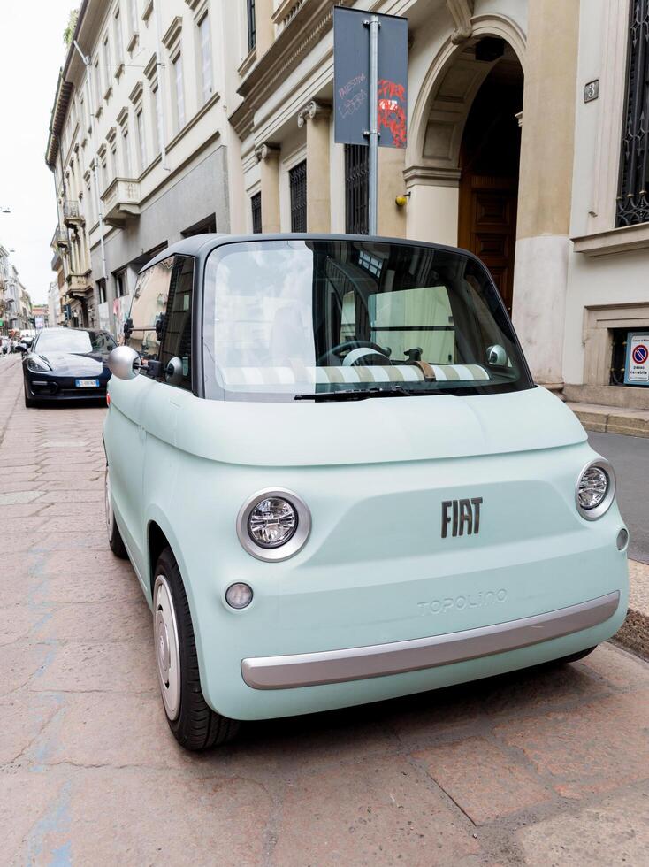 Italy, Milano, june 12, 2024 - New Fiat Topolino photo