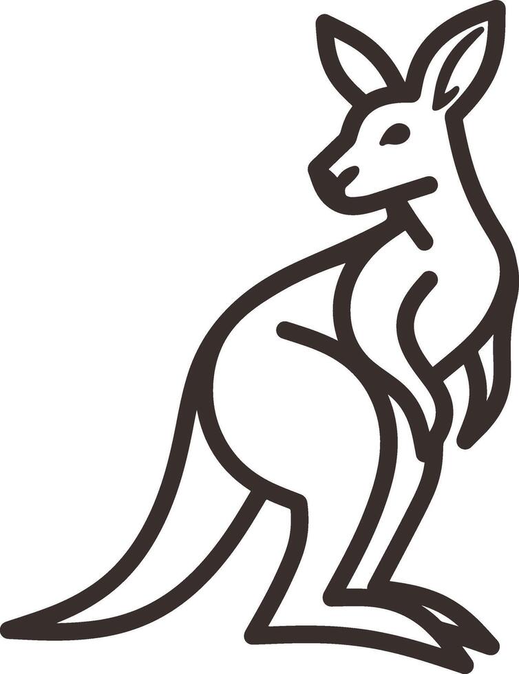 Kangaroo cartoon illustrations vector